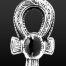 Croce Ankh in argento