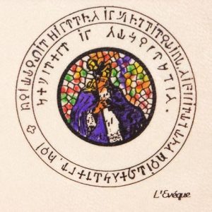 Pentacolo il vescovo pergamena